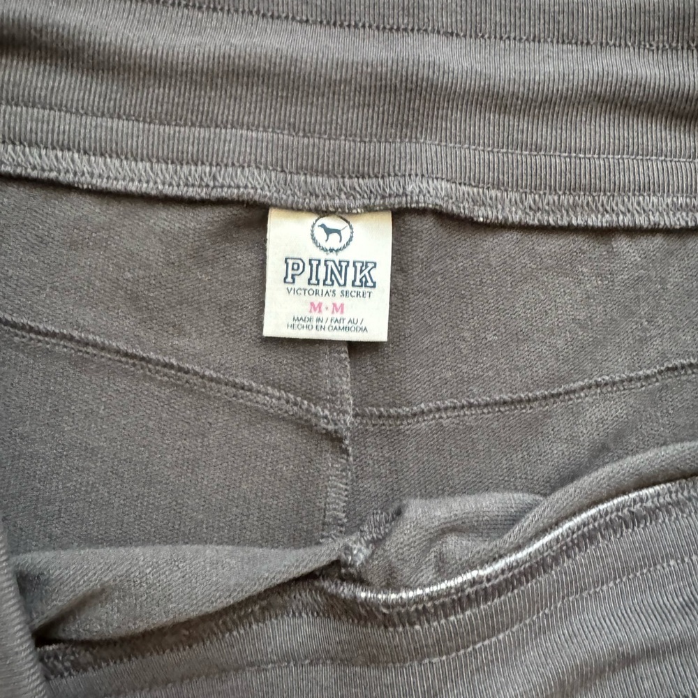 Victoria's Secret PINK Flare Bottom Pants - Charcoal and purple - Picture 10 of 11